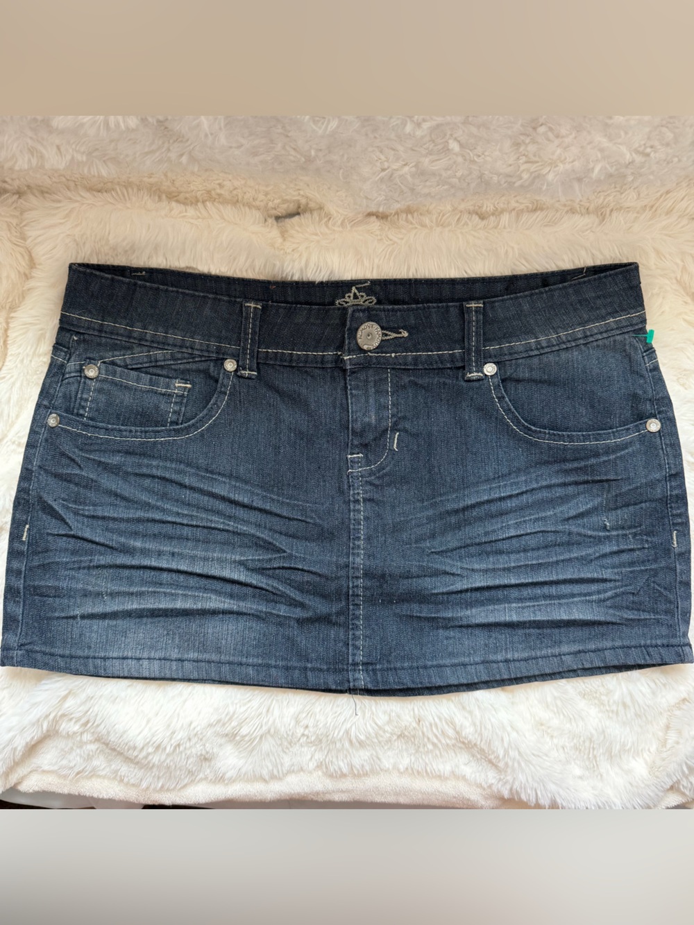 Y2k Denim Mini Skirt View 2
